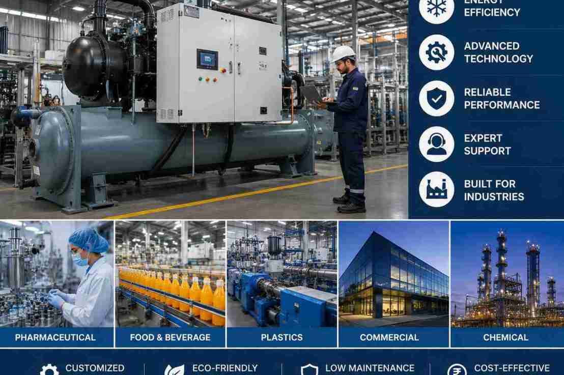 How Chiller Manufacturers in India Support Modern&nbsp;Industries