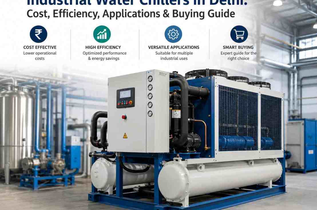 Industrial Water Chillers in Delhi: Cost, Efficiency, Applications & Buying&nbsp;Guide
