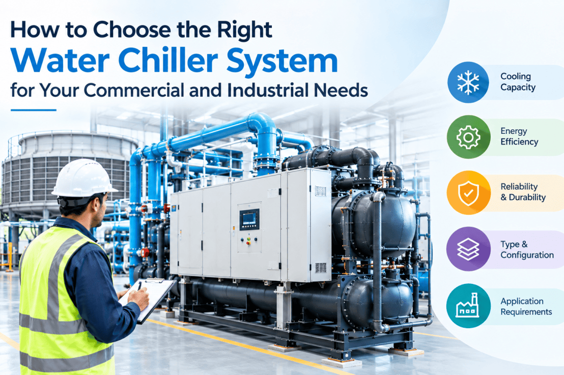 How to Choose the Right Water Chiller System for Your Commercial and Industrial Needs 